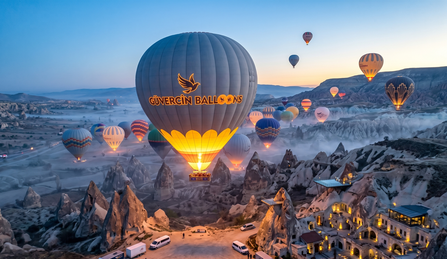 Cappadocia balloon landscape